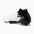 Uomo Nike Phantom Luna II Pro FG scarpe da calcio bianco / oro metallico coin / nero 3