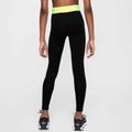 Leggings Nike Pro Dri-FIT comet nero/volt/bianco da bambino 3