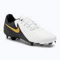 Nike Phantom GX II Academy FG/MG scarpe da calcio bianco / oro metallico coin / nero