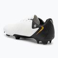 Nike Phantom GX II Academy FG/MG scarpe da calcio bianco / oro metallico coin / nero 3