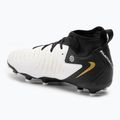 Nike Phantom Luna II Academy FG/MG Junior scarpe da calcio bianco / oro metallico / nero 3