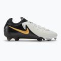 Uomo Nike Phantom GX II Pro FG scarpe da calcio bianco / oro metallico monete / nero 2