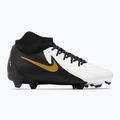 Nike Phantom Luna II Academy FG/MG scarpe da calcio bianco / oro metallico coin / nero 2