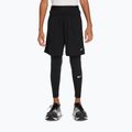 Leggings da bambino Nike Pro Dri-FIT black/black/white