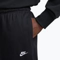 Pantaloni da uomo Nike Sportswear Club Knit Open-Hem black/white 4