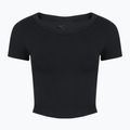 Maglietta da allenamento da donna Nike One Fitted Dri-Fit Cropped Top nero 7