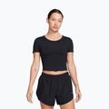 Maglietta da allenamento da donna Nike One Fitted Dri-Fit Cropped Top nero