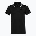 Polo da tennis Nike Court Dri-Fit Advantage nero/bianco per uomo