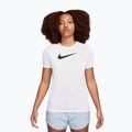Maglietta da allenamento Nike Dri-Fit bianca/nera da donna