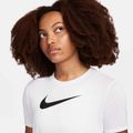 Maglietta da allenamento Nike Dri-Fit bianca/nera da donna 4