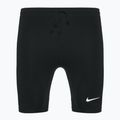 Pantaloncini da corsa Nike Fast Dri-Fit Brief foderati 1/2 tight da uomo nero/nero