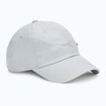 Cappellino Nike Dri-Fit Club Unstructured Metal Swoosh grigio fumo chiaro/argento metallico