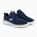 Scarpe SKECHERS Go Walk 7 Clear Path donna navy/bianco/blu chiaro 5