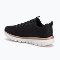 SKECHERS Graceful Get Connected nero/oro scarpe da donna 3