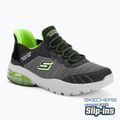 SKECHERS Slip-ins Razor Air Hyper-Brisk scarpe da bambino carbone/nero