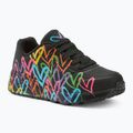 SKECHERS JGoldcrown Uno Lite Spread The Love nero/multicolore scarpe per bambini