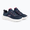 Scarpe SKECHERS Go Walk Flex Caley donna navy/bianco/corallo 5