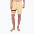 Pantaloncini da bagno Hurley Phantom Block Party Renegade 18" dusty cheaddar da uomo