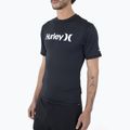 Maglietta Hurley O&O Quickdry Rashguard da uomo, nero 4