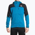 Felpa da trekking The North Face Stormgap Powergrid uomo blu artico/nero