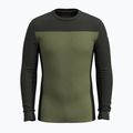 Maglia termica da uomo Smartwool Classic Thermal Merino Base Layer Colorblock Crew Boxed moss 3
