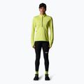 Felpa running da donna The North Face Winter Warm Pro 1/4 Zip giallo lucciola 2