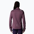 Felpa running donna The North Face Winter Warm Pro 1/4 Zip mezzanotte malva 3