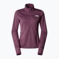 Felpa running donna The North Face Winter Warm Pro 1/4 Zip mezzanotte malva 4