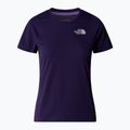 Maglietta da corsa da donna The North Face Lightbright Tee, eternamente viola 4