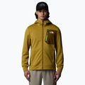 Felpa The North Face Mountain Athletics Full Zip Fleece da uomo verde ambra/verde muschio