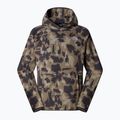 Felpa uomo The North Face Mountain Athletics Fleece Print caverna grigio dipinto mou 4