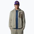 Felpa The North Face Mountain Athletics Full Zip Fleece da uomo grigio argilla/grigio caverna 4