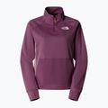 Felpa donna The North Face Mountain Athletics Fleece 1/4 Zip mezzanotte malva/viola gesso 4