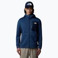 Felpa The North Face Mountain Athletics Full Zip Fleece da uomo, blu ombra/marino scuro