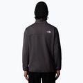 Felpa The North Face Crest 1/4 Zip uomo grigio antracite/nero 3