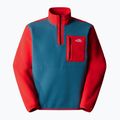 Felpa da uomo The North Face Yumiori 1/4 Zip blu germano / alto rischio 4