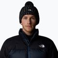 Berretto invernale da uomo The North Face Cozy Chunky Cabin nero/bianco dune 3