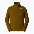 Felpa The North Face 100 Glacier Full Zip da uomo verde muschio