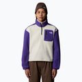 Felpa da donna The North Face Yumiori 1/4 Zip white dune/peak purple