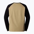 Uomo The North Face Heritage kaki stone/nero Longsleeve 2