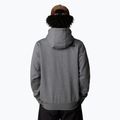 Felpa da uomo The North Face Simple Dome Full Zip Hoodie grigio medio heather 3