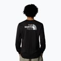 Maglietta The North Face Easy Tee a maniche lunghe da uomo, nero tnf 3