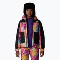 Giacca da sci per bambini The North Face Freedom Insulated radiant poppy blowing wind print 4