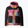 Giacca da sci per bambini The North Face Freedom Insulated radiant poppy blowing wind print 5