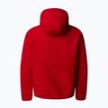 Felpa da bambino The North Face Teen Glacier F/Z con cappuccio rosso 2