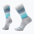 Smartwool Everyday Stitch Stripe Crew calzini da trekking grigio chiaro