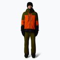 Giacca da sci da uomo The North Face Snowsquall arancione/forest olive 2