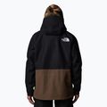Giacca da sci da uomo The North Face Dragline nero/marrone fumo 3