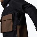 Giacca da sci da uomo The North Face Dragline nero/marrone fumo 5