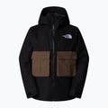 Giacca da sci da uomo The North Face Dragline nero/marrone fumo 6